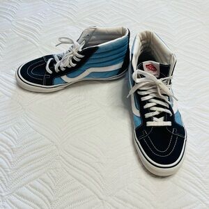 Vans Pro Ultra Cush Pro Two Tone Blue High Top Sneakers. Size 9.5